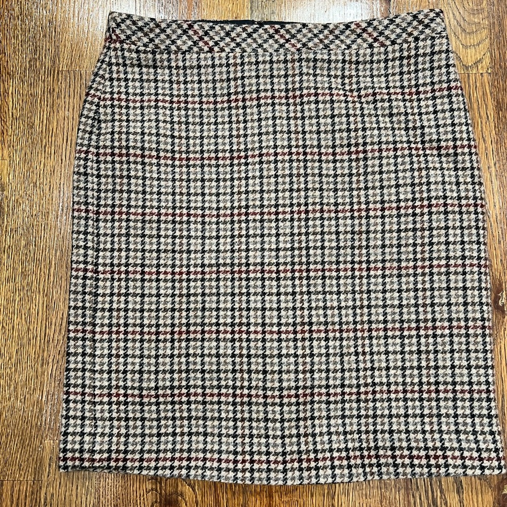 L.L. Bean wool blend mini skirt